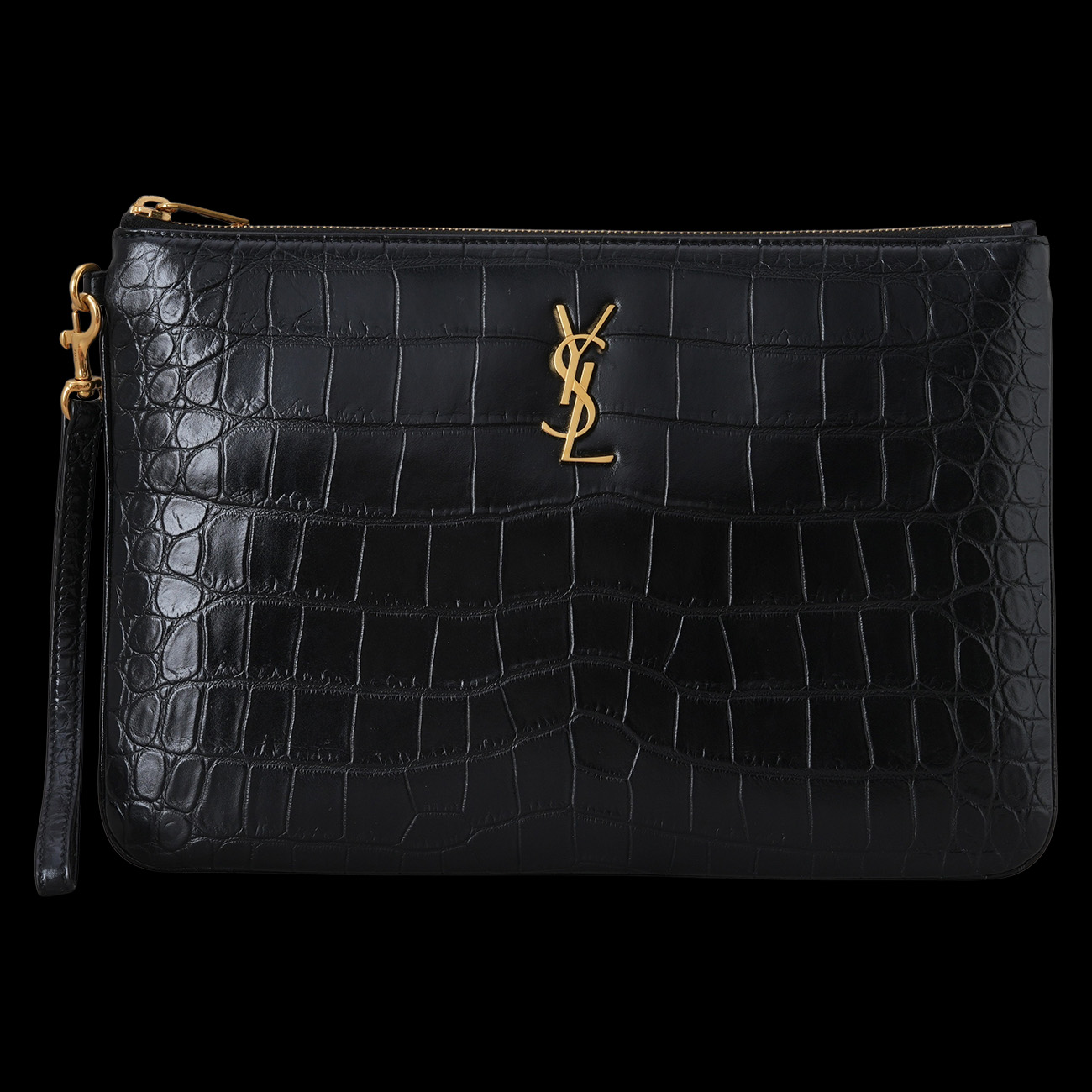 YVES SAINT LAURENT(USED)생로랑 558070 모노그램 와니 패턴 클러치